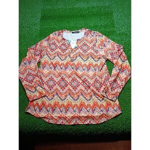 Sunbs Colorful Everyday Streetwear Top - Size Large NWT